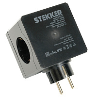 Разветвитель сетевой 3-местный с/з STEKKER ADP16-33-22, 250V, 16A, ABS пластик, черный 49658 Разветвитель сетевой 3-местный с/з STEKKER ADP16-33-22, 250V, 16A, ABS пластик, черный 49658