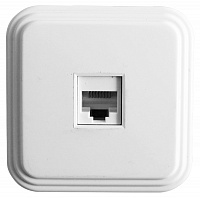 Розетка компьютерная 1-местная STEKKER, PST00-21-20 (РК8-01), RJ-45, IP20, белый 39706 Розетка компьютерная 1-местная STEKKER, PST00-21-20 (РК8-01), RJ-45, IP20, белый 39706