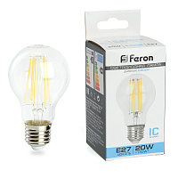 Лампа светодиодная Feron LB-620 Шар E27 20W 175-265V 6400K 48285 Лампа светодиодная Feron LB-620 Шар E27 20W 175-265V 6400K 48285