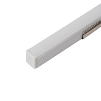 Профиль  накладной 9х7.8мм, алюминиевый, серебро, 2м, CAB241