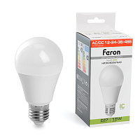 Лампа светодиодная низковольтная Feron LB-194 Шар E27 15W 12-48V 4000K 48730 Лампа светодиодная низковольтная Feron LB-194 Шар E27 15W 12-48V 4000K 48730
