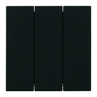 Выключатель 3-клавишный (механизм), STEKKER, 250В, 10А, серия Мия, RSW10-3108-05, черный бархат 50444