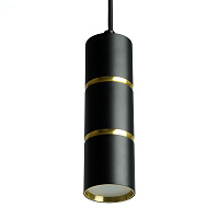 Светильник потолочный Feron ML1868  Barrel ZEN levitation на подвесе MR16 35W, 230V, чёрный, золото 55*180 48647 Светильник потолочный Feron ML1868  Barrel ZEN levitation на подвесе MR16 35W, 230V, чёрный, золото 55*180 48647