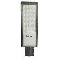 Светодиодный уличный консольный светильник Feron SP3035 120W 6400K 230V, серый 41581 Светодиодный уличный консольный светильник Feron SP3035 120W 6400K 230V, серый 41581