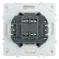 Переключатель перекрестный 1-клавишный (механизм), STEKKER, 250В, 10А, серия Эмили, RSW10-5110-01, белый фарфор, soft touch 49871