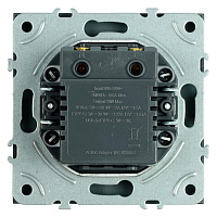 Розетка 2-местная USB + Type C (механизм), STEKKER, 250В, 20W, серия Эмили, RST10-5115-05, черный уголь, soft touch 49853