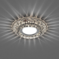 Светильник встраиваемый с LED подсветкой Feron CD987 потолочный MR16 G5.3 прозрачный Светильник встраиваемый с LED подсветкой Feron CD987 потолочный MR16 G5.3 прозрачный
