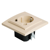 Розетка 1-местная с/з STEKKER, PST16-9016-02, 250В, 16А с USB+ type C, серия Эрна, слоновая кость 50077 Розетка 1-местная с/з STEKKER, PST16-9016-02, 250В, 16А с USB+ type C, серия Эрна, слоновая кость 50077