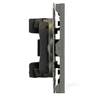 Розетка HDMI 2.0 Type A (механизм), серия Эмили, STEKKER, RST00-5118-10, платиново-серый, soft touch 50170 Розетка HDMI 2.0 Type A (механизм), серия Эмили, STEKKER, RST00-5118-10, платиново-серый, soft touch 50170