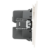 Выключатель 3-клавишный (механизм), STEKKER, 250В, 10А, серия Мия, RSW10-3108-01, белая магнолия 50430