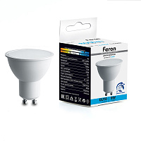 Лампа светодиодная диммируемая Feron LB-561 MR16 GU10 9W 230V 6400K 51063 Лампа светодиодная диммируемая Feron LB-561 MR16 GU10 9W 230V 6400K 51063