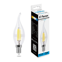 Лампа светодиодная Feron LB-67 Свеча на ветру E14 7W 230V 6400K 38233 Лампа светодиодная Feron LB-67 Свеча на ветру E14 7W 230V 6400K 38233