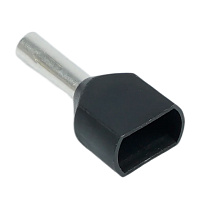 LD406-1508 Наконечник штыревой втулочный изолированный НШВИ(2) 1,5-8 (DIY упаковка 25 шт) 50403