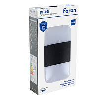 Светильник уличный светодиодный Feron DH499, 24W, 700Lm, 3000/4000/6400К, черный 51832 Светильник уличный светодиодный Feron DH499, 24W, 700Lm, 3000/4000/6400К, черный 51832