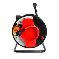 Удлинитель на пластиковой катушке STD04-10-30  1-местный с/з 3*1,5, 30м, 250В, 16А, IP44, Standart (40014) 50175 Удлинитель на пластиковой катушке STD04-10-30  1-местный с/з 3*1,5, 30м, 250В, 16А, IP44, Standart (40014) 50175