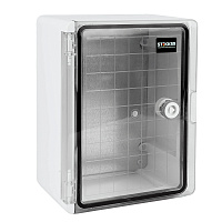 Корпус пластиковый ЩМПп STEKKER EBX60-6/04-65 IP65 c прозрачной дверью (280*210*130) пластик, серия ArcaWP65+ 50719