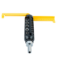 STLS003 Отвертка реверсивная с битами, 15 предметов