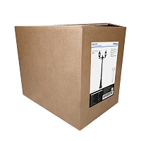 Светильник садово-парковый Feron 8114/PL8114 столб 2*100W E27 230V, черный 11213 Светильник садово-парковый Feron 8114/PL8114 столб 2*100W E27 230V, черный 11213