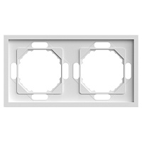 Рамка STEKKER, PFR00-5002-01 2-местная, серия Эмили, белый фарфор, soft touch 49885 Рамка STEKKER, PFR00-5002-01 2-местная, серия Эмили, белый фарфор, soft touch 49885