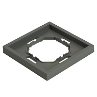 Рамка STEKKER, PFR00-5001-10 1-местная, серия Эмили, платиново-серый, soft touch 49962 Рамка STEKKER, PFR00-5001-10 1-местная, серия Эмили, платиново-серый, soft touch 49962
