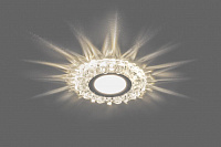 Светильник встраиваемый с белой LED подсветкой Feron CD926 потолочный MR16 G5.3 прозрачный Светильник встраиваемый с белой LED подсветкой Feron CD926 потолочный MR16 G5.3 прозрачный