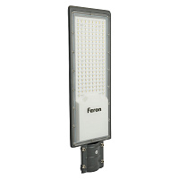 Светодиодный уличный консольный светильник Feron SP3036 150W 6400K 230V, серый 48526 Светодиодный уличный консольный светильник Feron SP3036 150W 6400K 230V, серый 48526