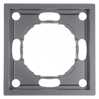 Рамка STEKKER, PFR00-5001-10 1-местная, серия Эмили, платиново-серый, soft touch 49962