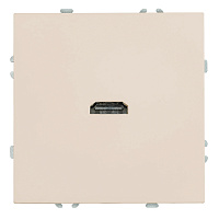 Розетка HDMI 2.0 Type A (механизм), STEKKER, серия Эмили, RST00-5118-08, кашемир, soft touch 50169