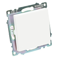 Переключатель перекрестный 1-клавишный (механизм), STEKKER GLS10-7110-01, 250V, 10А, серия Катрин, белый 49176 Переключатель перекрестный 1-клавишный (механизм), STEKKER GLS10-7110-01, 250V, 10А, серия Катрин, белый 49176