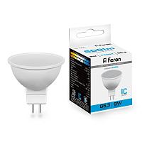 Лампа светодиодная Feron LB-560 MR16 G5.3 9W 175-265V 6400K 25841 Лампа светодиодная Feron LB-560 MR16 G5.3 9W 175-265V 6400K 25841