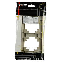 Рамка STEKKER, PFR00-7002-08 2-местная, пластик, серия Катрин, золото 49607 Рамка STEKKER, PFR00-7002-08 2-местная, пластик, серия Катрин, золото 49607