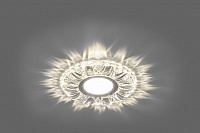 Светильник встраиваемый с белой LED подсветкой Feron CD921 потолочный MR16 G5.3 прозрачный Светильник встраиваемый с белой LED подсветкой Feron CD921 потолочный MR16 G5.3 прозрачный