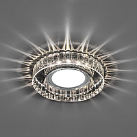 Светильник встраиваемый с LED подсветкой Feron CD985 потолочный MR16 G5.3 прозрачный Светильник встраиваемый с LED подсветкой Feron CD985 потолочный MR16 G5.3 прозрачный