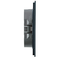 Заглушка (механизм), STEKKER, серия Мия, RST00-3116-05, черный бархат 50470