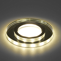 Светильник встраиваемый с белой LED подсветкой Feron CD8160 потолочный MR16 G5.3 белый Светильник встраиваемый с белой LED подсветкой Feron CD8160 потолочный MR16 G5.3 белый