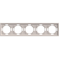 Рамка STEKKER, PFR00-5005-08 5-местная, серия Эмили, кашемир, soft touch 49914 Рамка STEKKER, PFR00-5005-08 5-местная, серия Эмили, кашемир, soft touch 49914
