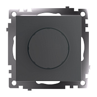 Выключатель диммирующий TRIAC (механизм) 250В, 500W, серия Катрин, графит, GLS10-7106-06  49413 Выключатель диммирующий TRIAC (механизм) 250В, 500W, серия Катрин, графит, GLS10-7106-06  49413
