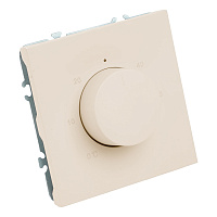 Терморегулятор механический (механизм), STEKKER, 230В, 3500Вт, серия Эмили, RSW00-5120-08, кашемир, soft touch 50715