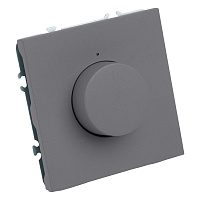 Терморегулятор механический (механизм), STEKKER, 230В, 3500Вт, серия Эмили, RSW00-5120-10, платиново-серый, soft touch 50712