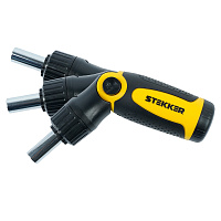 STLS004 Отвертка реверсивная с битами, 14 предметов