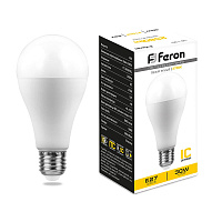 Лампа светодиодная Feron LB-130 Шар E27 30W 175-265V 2700K 38194 Лампа светодиодная Feron LB-130 Шар E27 30W 175-265V 2700K 38194