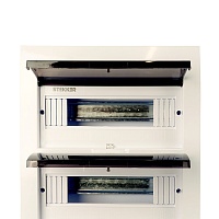 Бокс встраиваемый STEKKER EBX50-4/36-50 36 модулей, пластик, серия ArcaLight 50516