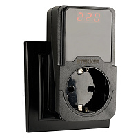 Реле напряжения для розетки регулируемое  STEKKER  VPR-200B, 230В, 16A 50690